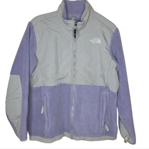 The North Face Girls Denali Polartec Fleece Jacket Size XL Lavender
